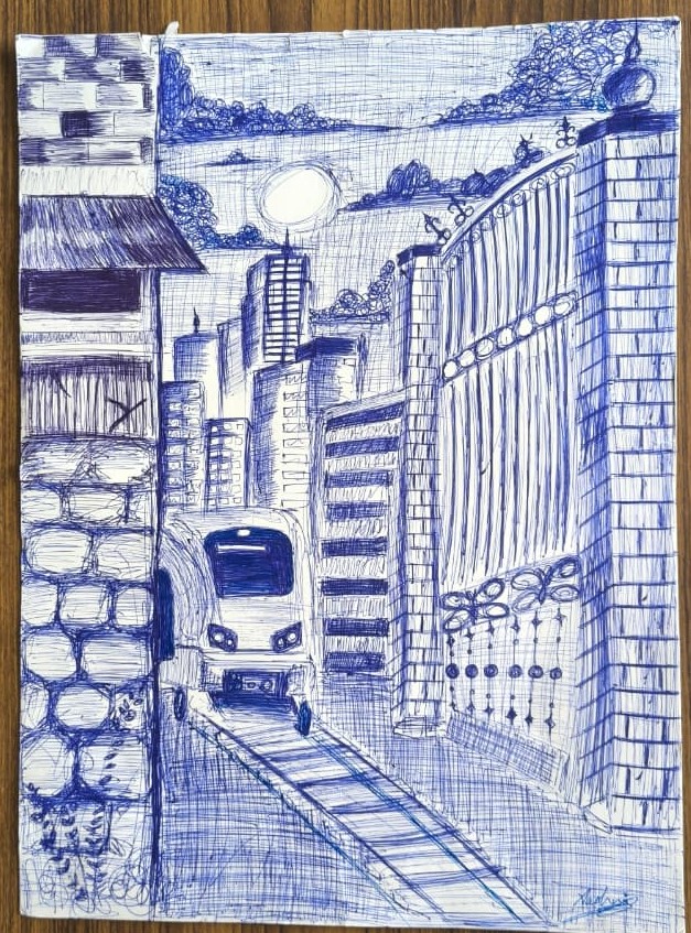 PEN ART BY AASHNA JINDAL(8-B).